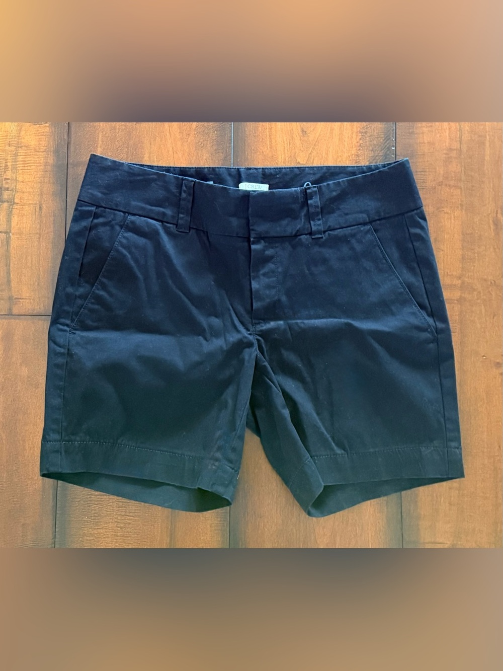 J. Crew Navy Tailored Chino Bermuda Shorts